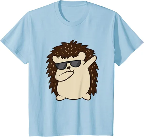Vista 13 de Dabbing Hedgehog Funny Hedgehog Camiseta S