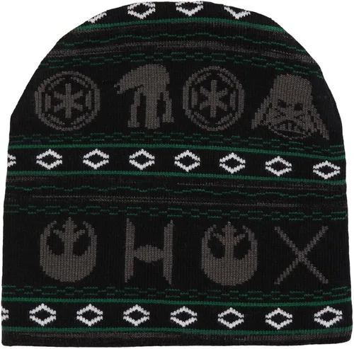 Vista 2 de Star Wars Holiday Print Jacquard Knit Beanie