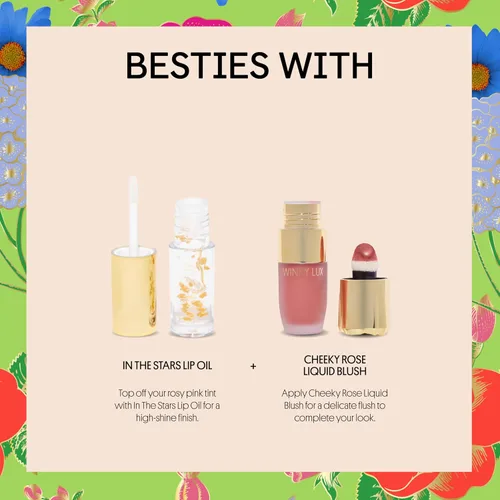 Vista 7 de Bálsamo Floral Winky Lux, Bálsamo Labial pH, Lápiz Labial Cambiante de Color y Tintado, Bálsamo Labial Vegano y Libre de Crueldad, Hidratante y Rosa