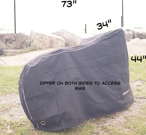 Vista 5 de Funda para bicicleta eléctrica: mantén tu bicicleta seca y protegida de los elementos, adecuada para almacenamiento al aire libre