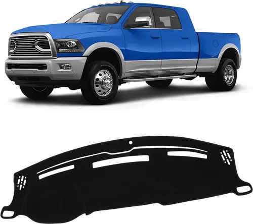 Vista 57 de KUST Funda negra para salpicadero compatible con Tesla Modelo Y Modelo 3 2017-2023, accesorios para el modelo Y Modelo 3, tapete antideslizante
