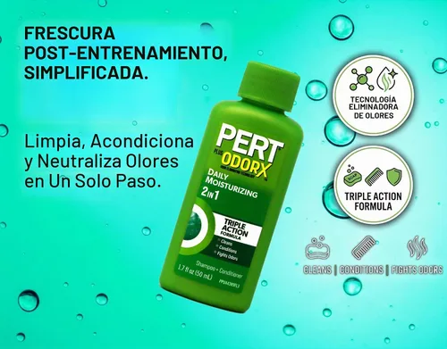 Vista 4 de Pert Plus Champú y acondicionador 2 en 1, Classic Clean 1.70 oz (paquete de 6)