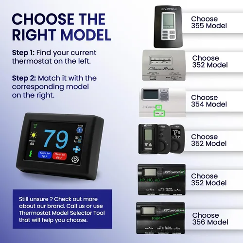 Vista 2 de MICRO-AIR EasyTouch - Termostato digital de repuesto para autocaravana, programable y confiable, habilitado para WiFi y Bluetooth, termostato