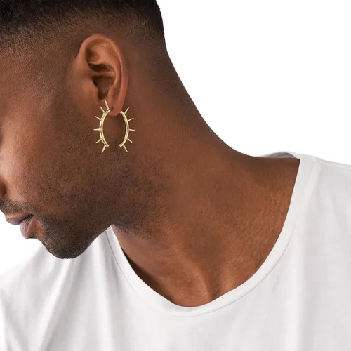 Vista 3 de Diesel Pendientes de acero inoxidable para hombre