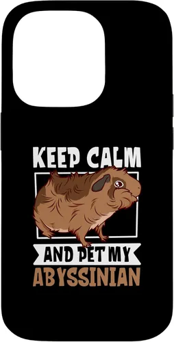 Vista 17 de iPhone 16 Pet my Abyssinian Guinea Pig Case