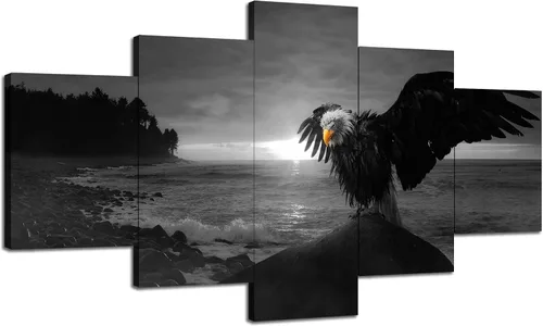 Vista 18 de Arte de pared inspirador de león en blanco y negro para decoración de pared, impresión en lienzo, citas motivacionales, pósters, pintura enmarcada