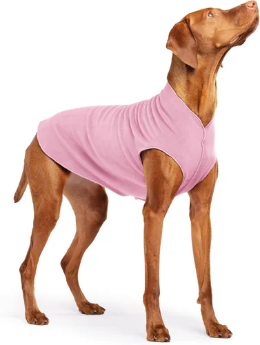Vista 58 de Abrigo elástico de lana para perro, ropa suave y cálida para perro, suéter elástico para mascotas, lavable en lavadora, ecológico, para todo el año