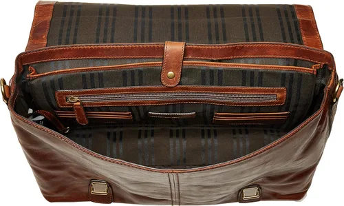Vista 5 de Frye Men 's Logan asa superior, talla única , Coñac