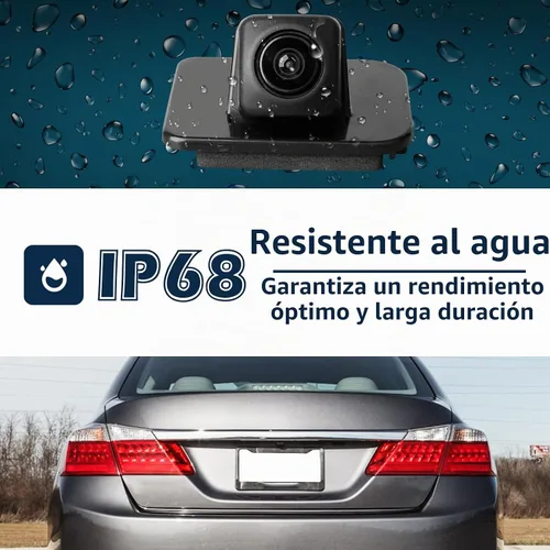 Vista 3 de Back Up Rear View Camera Compatible with 2014-2017 Honda Accord Sedan EX-L Parking Assist Rear Camera Replace for Negro 1