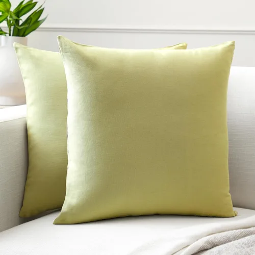 Vista 40 de Encasa XO - Fundas de almohada de algodón, sin relleno, 12 x 12 pulgadas Lona beige duradera Cremallera invisible HTV y manualidades Lavable