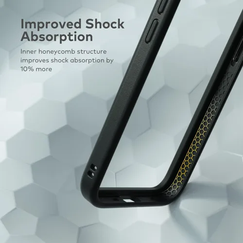 Vista 3 de RhinoShield CrashGuard NX - Funda protectora de diseño delgado absorbente de golpes compatible con iPhone 13 Pro Max, protección contra caídas de 11