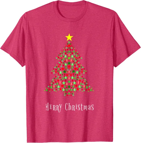 Vista 28 de Celebración del árbol de Navidad - Feliz Navidad - Camiseta de Navidad