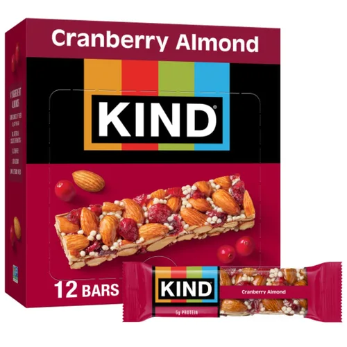 Vista 11 de KIND - Barras de nueces, almendras y coco, barras de aperitivos saludables, libres de gluten, bajas en sodio, 0.11 onzas de proteína, 12