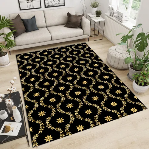 Vista 18 de Alfombra de área de flores simples moradas, alfombra abstracta degradada para interiores, decoración de sala de estar, cálida, suave, duradera