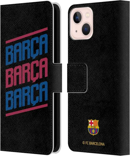 Vista 88 de Head Case Designs Funda de piel con licencia oficial del FC Barcelona con logotipo y patrón de Forca Barca, compatible con Apple iPhone 11