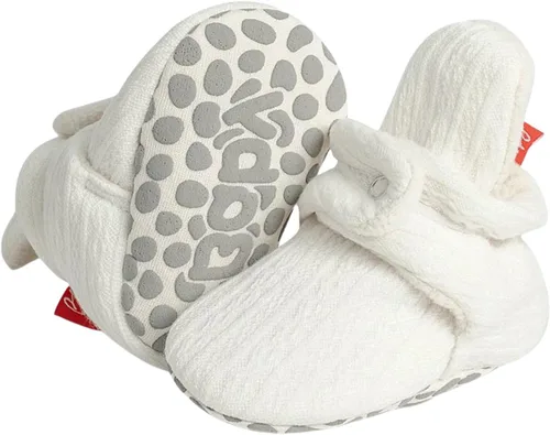 Vista 58 de Sawimlgy - Botines de algodón antideslizantes para recién nacido, con agarre, para cuna o para el invierno