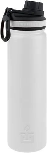 Vista 17 de Tempercraft Botella deportiva aislada al vacío de 22 onzas, opciones personalizadas grabadas con láser, acero inoxidable, doble pared, boca ancha