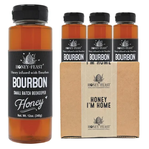 Vista 60 de Honey Feast Flower Powered Allergy Blend 10 veces miel, 12 onzas