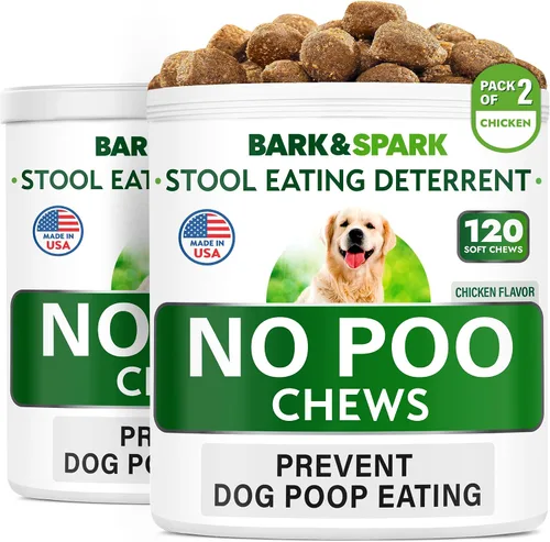 Vista 11 de BARK&SPARK NO Poo Treats - Evita el consumo de caca de perro - Tratamiento