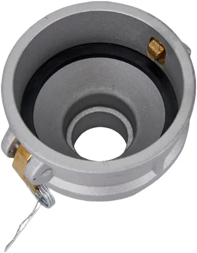 Vista 2 de Tipo de aluminio DA Camlock manguera de montaje, reductor, 4" Camlock hembra x 2" Camlock macho