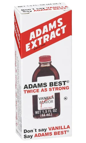 Vista 6 de Adams Best Extract, sabor vainilla, sin gluten, botella de vidrio de 1.5 onzas líquidas (paquete de 3)