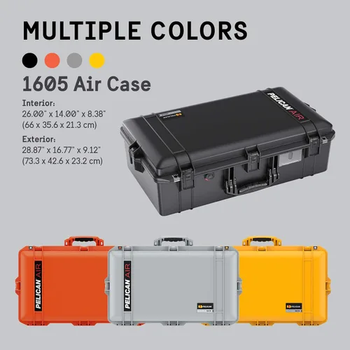 Vista 11 de Pelican Air 1605 - Funda con divisores Trekpack, color negro
