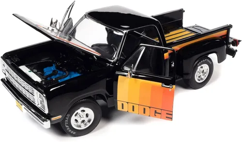 Vista 3 de Auto World 1980 Dodge Pickup Step Side Escala 1:18 Diecast