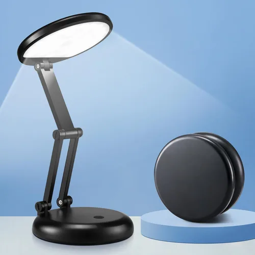Vista 13 de Lámpara recargable inalámbrica con pilas, 3600 mAh, lámpara de mesa LED inalámbrica de 10 brillo, pequeña mini luz portátil con pilas para oficina