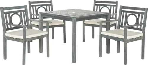 Vista 4 de SAFAVIEH Outdoor Living Collection Montclair - Juego de comedor de 5 piezas