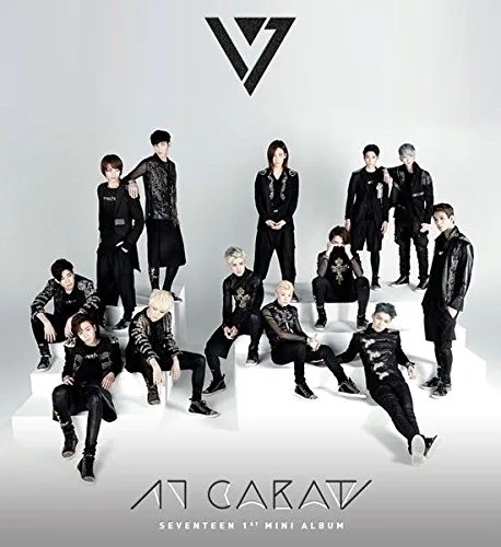 Vista 4 de SEVENTEEN 17 CARAT 1st Mini Album CD+POSTER+13p Photo Card+Tracking Number K-POP SEALED