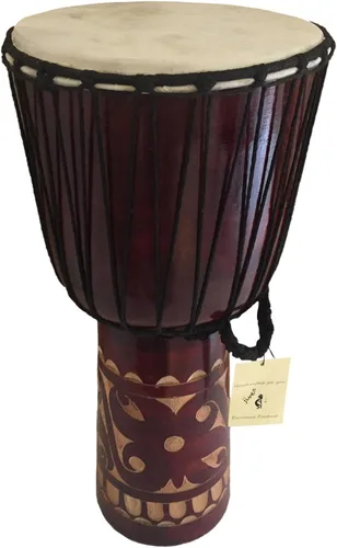 Vista 12 de JIVE BRAND yembé, tambor africano, bongó, conga - sonido profesional Tallado.