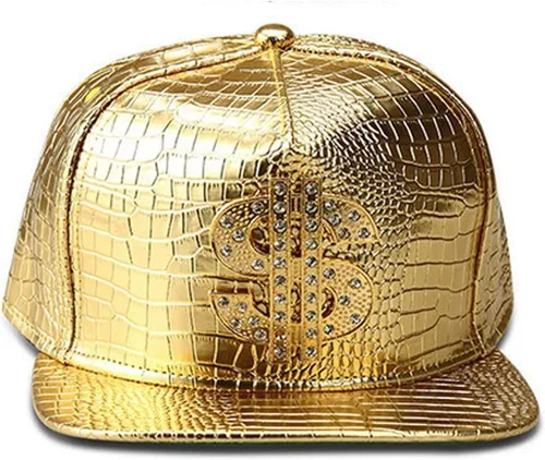 Vista 2 de Hip Hop HatFlat-Brimmed HatRock CapAdjustable Snapback Hat for Men and Women
