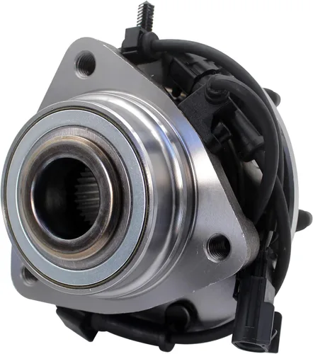 Vista 4 de MotorbyMotor 513188 Cojinete de rueda delantera y conjunto de cubo de 6 orejetas con ABS compatible con Chevy Trailblazer SSR, GMC Envoy, Buick
