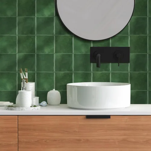 Vista 5 de Protector contra salpicaduras para cocina, 10 hojas de 9 x 9 pulgadas, adhesivo 3D para cocina, baño, azulejos de pared