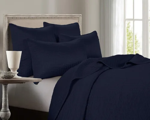 Vista 6 de Indigo Hill by HiEnd Accents - Juego de edredón de 2 piezas con fundas de almohada, tamaño individual, color liso negro, ropa de cama de lujo