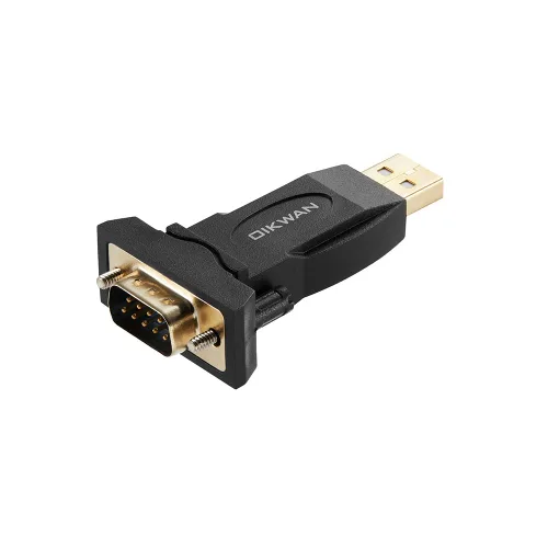 Vista 10 de Adaptador USB a serie RS232 con FT232, USB a RS232 chapado en oro DB9 convertidor hembra compatible con Windows 10, 8.1, 8, 7, Vista, XP, Linux