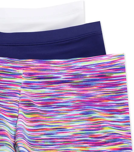 Vista 2 de Girls' Breathable Play Short, 3 Pack