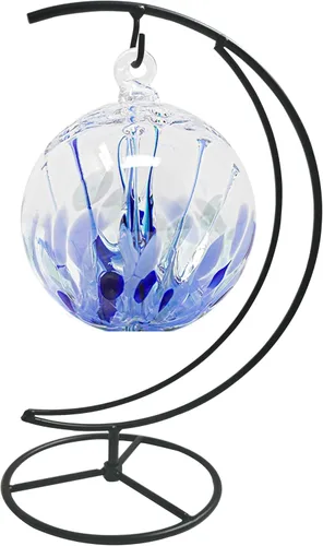 Vista 14 de Soporte para adornos con colgador de hierro para colgar globos de cristal navideños (Forma de corazón grande 1 pieza)