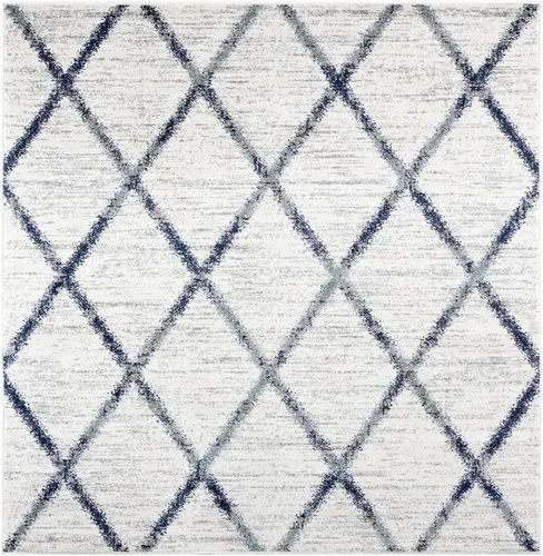 Vista 3 de LUXE WEAVERS Alfombra geométrica de diamante marfil 5x7