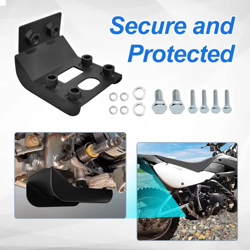 Vista 5 de Kit De Soporte De Marco De Montaje De Cuna Compatible Con Kawasaki KLX110 Y Suzuki DRZ110 - Negro