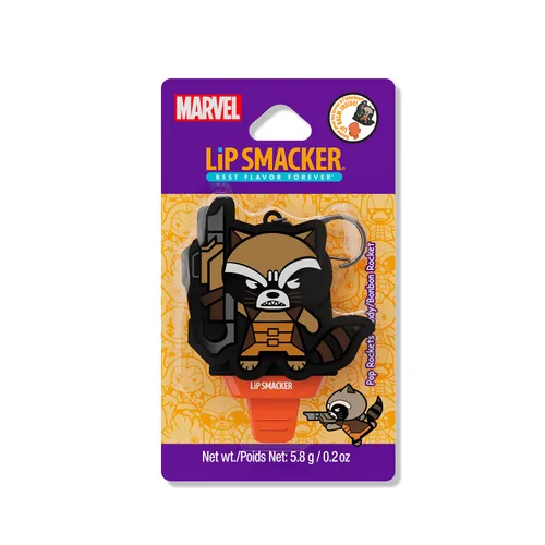Vista 15 de Lip Smacker Marvel Black Panther Bálsamo Labial Saborizado en Llavero, Sabor Mandarina (Paquete de 2)