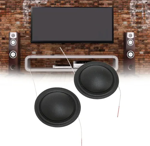 Vista 4 de 2 piezas de diafragma de repuesto de tweeter, bobina de voz de altavoz, accesorio de tweeter de cúpula de seda de tono alto para reemplazo de audio