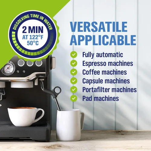 Vista 6 de WoldoClean - Tabletas descalcificadoras 2 en 1 para cafeteras 6 x 0.56 oz
