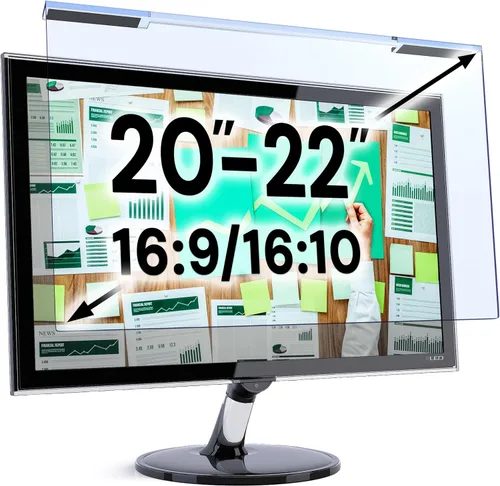 Vista 19 de VINTEZ Panel protector de pantalla de bloqueo de luz azul de 14 pulgadas para monitor de computadora y portátil de pantalla ancha 16:9 – Película