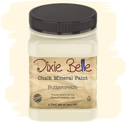 Vista 255 de Pintura para muebles con acabado de tiza Dixie Belle Paint Company - Amatista (4oz) - Pintura mineral de tiza chic púrpura profundo mate