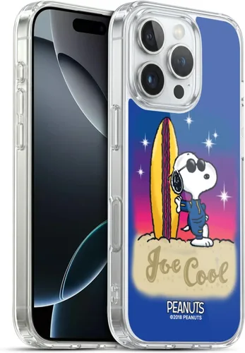 Vista 229 de Head Case Designs Funda de gel con licencia oficial de Peanuts Beach Surf Snoopy Boardwalk Airbrush [protección de grado militar] compatible