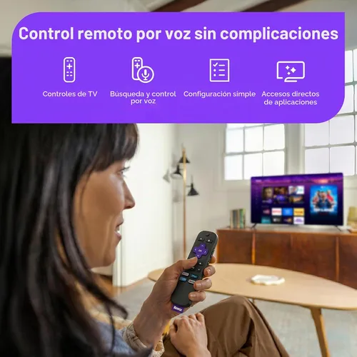 Vista 7 de Roku Streaming Stick 4K con control remoto por voz - HDR10+ y Dolby Vision