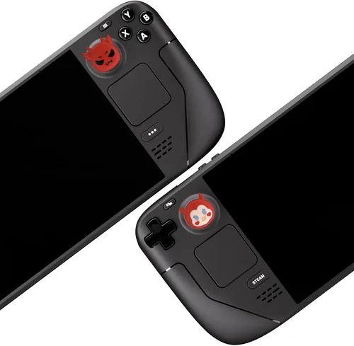 Vista 8 de PlayVital Halloween Thumb Grip Caps for Steam Deck LCD, Silicone Thumbsticks Grips Joystick Caps for Steam Deck OLED - Little Devils