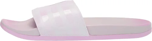 Vista 9 de adidas - Sandalia Adilette cómoda para mujer, Gris salpicaderolila claroblanco, 8