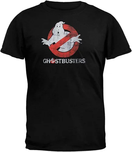 Vista 2 de Ghostbusters Logotipo de hombre para llevar, Negro